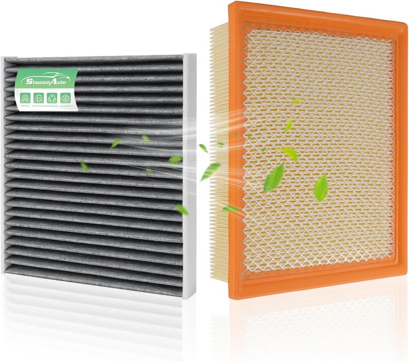 StaunchAuto Engine & Cabin Air Filter for Dodge Durango 2011-2026, Grand Cherokee 2011-2022, Grand Cherokee WK 2022 Air filter for Car Replacement CF11183 CA10755 Automotive Accessories-2 Pack - Image 1